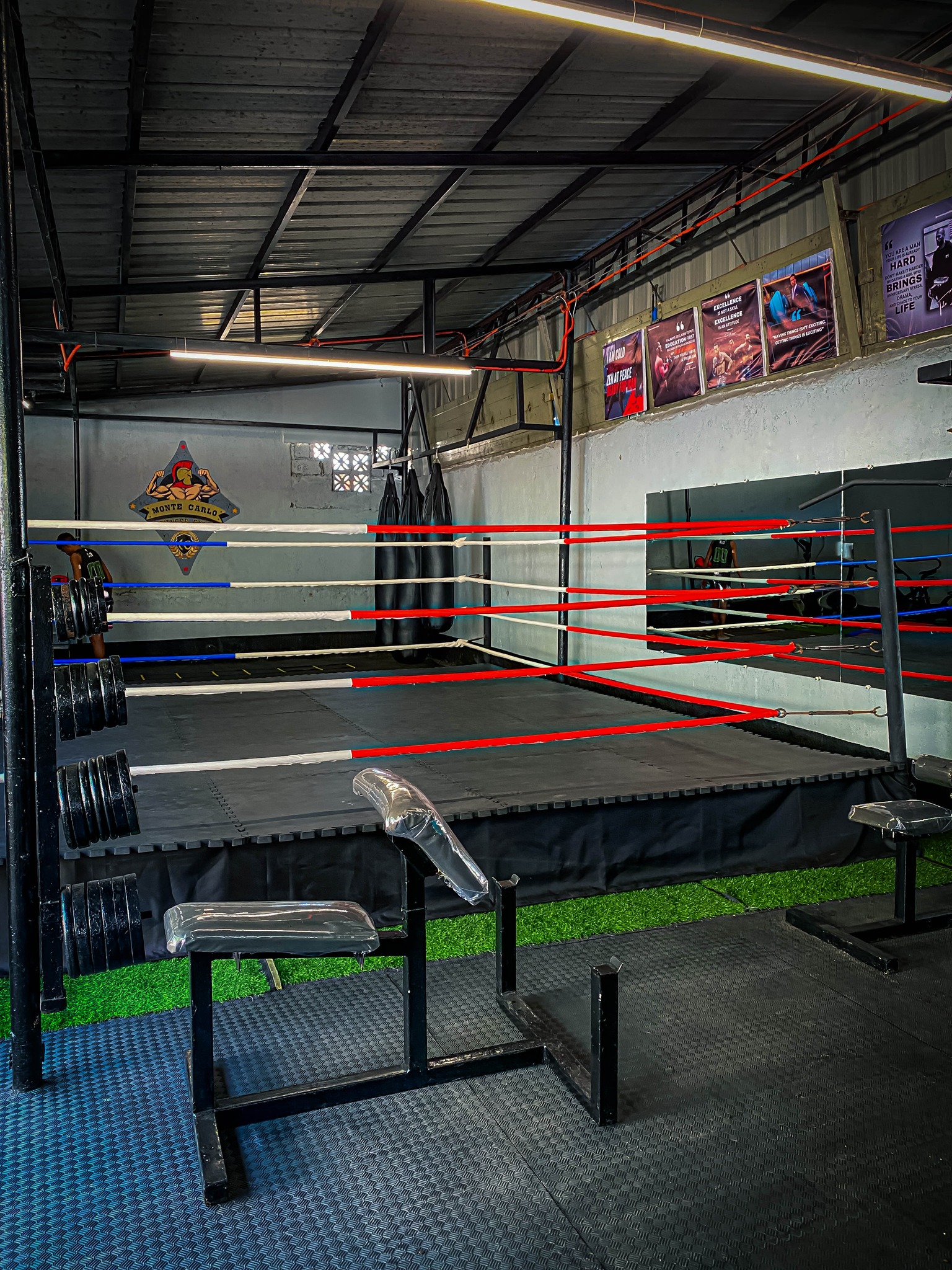 Monte Carlo Fitness Gym Training Floor