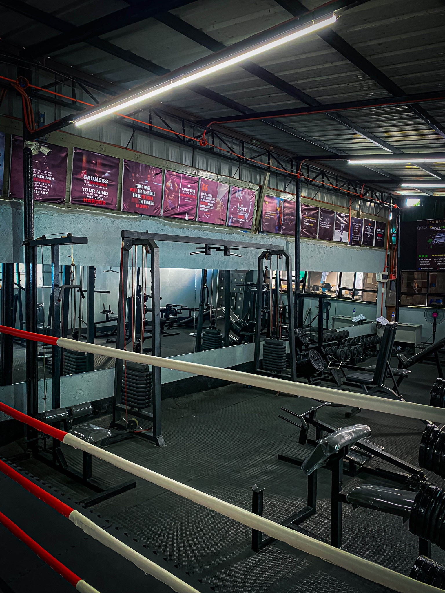 Monte Carlo Fitness Gym Training Area
